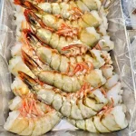 Premium Sea White Chaka Prawn / Fresh Big Size Chaka Chingri